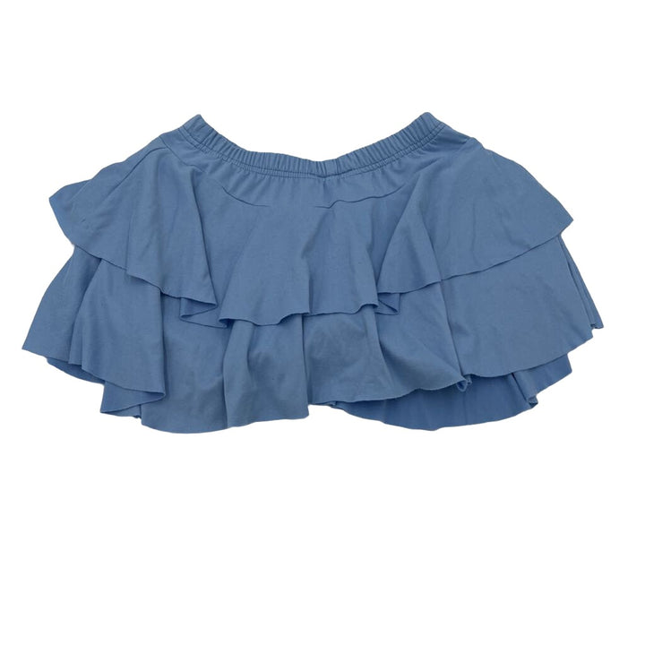 Elastic Waist Ruffled Skort