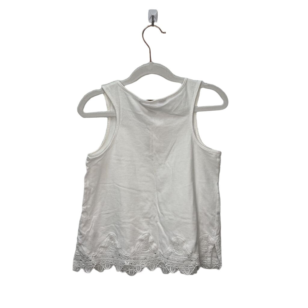 Tank Shirt + Crochet Hem