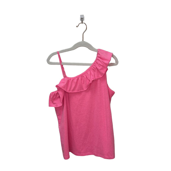 Ruffle Shoulder Shirt
