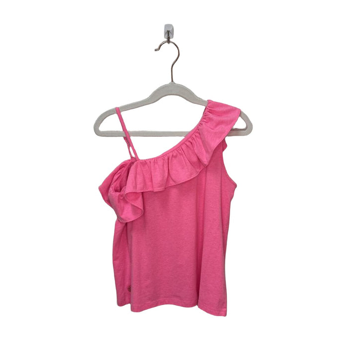 Ruffle Shoulder Shirt