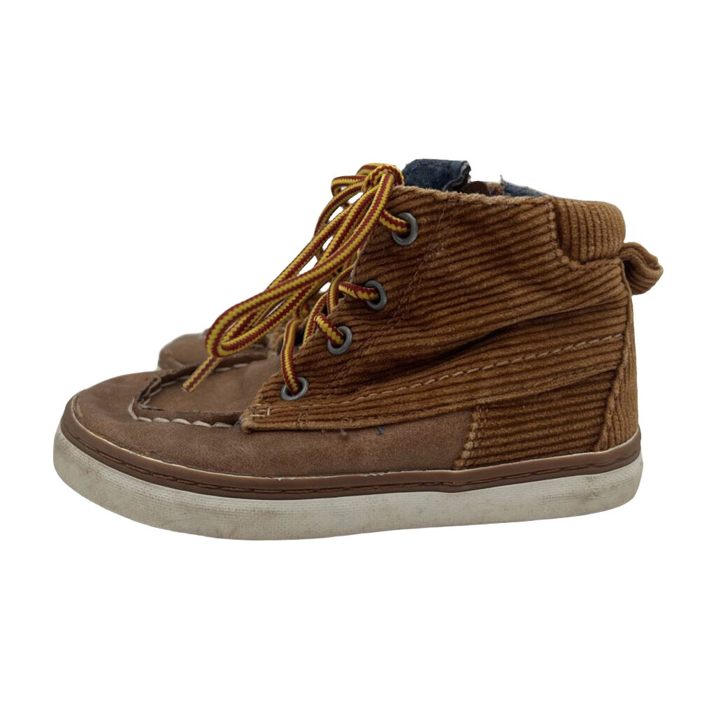 Zip + Lace Up High Tops