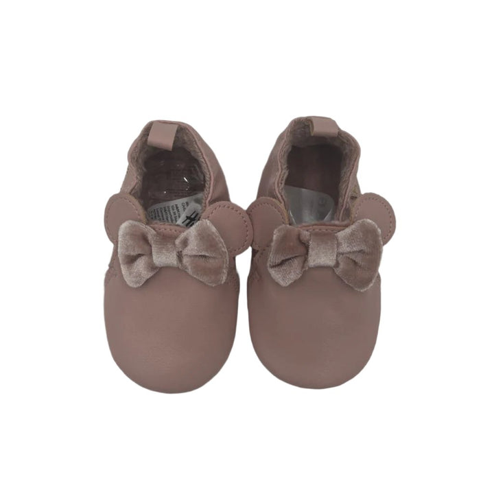 Soft Sole Velvet Lined Minnie Mouse Shoes