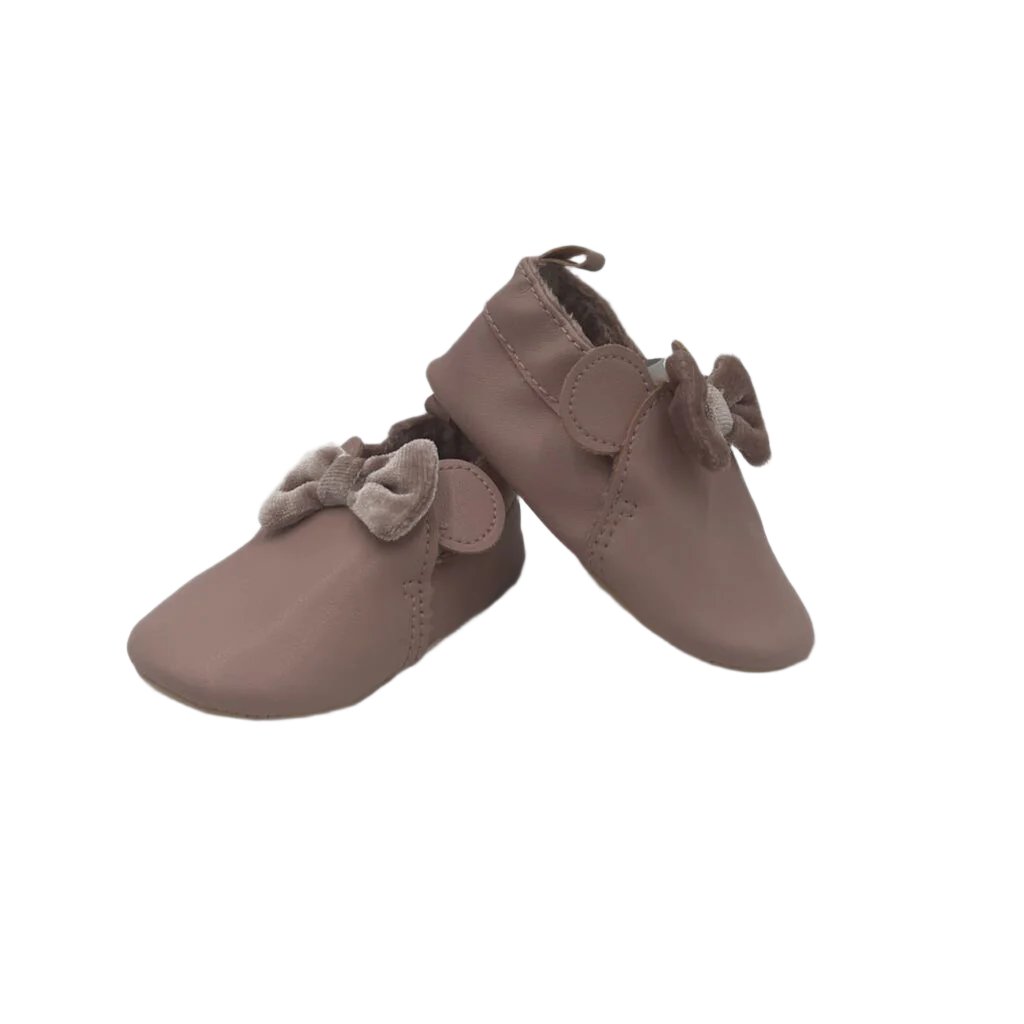Soft Sole Velvet Lined Minnie Mouse Shoes