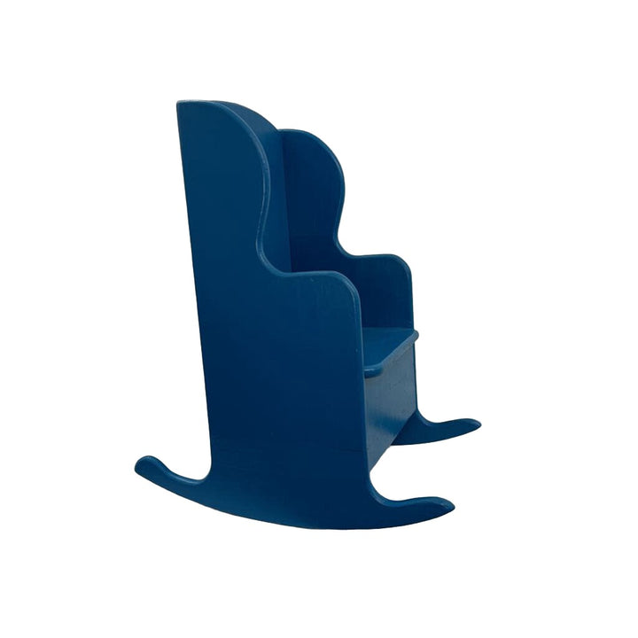 Wooden Rocking Chair with Bear