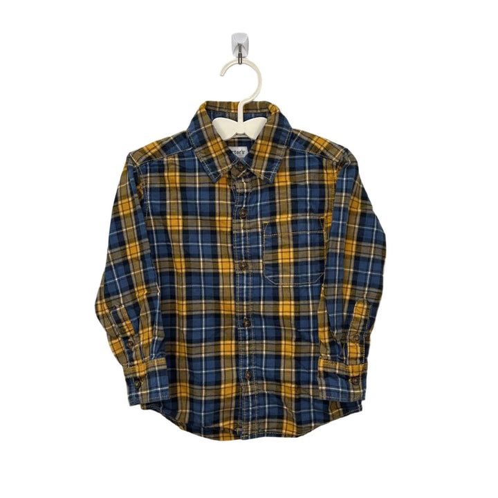 Plaid Collared Button Down