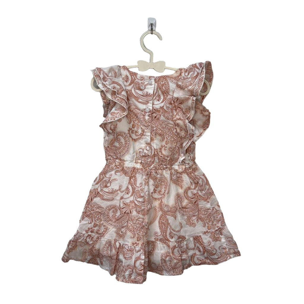 Ruffle Sleeves Dress / Floral Pattern
