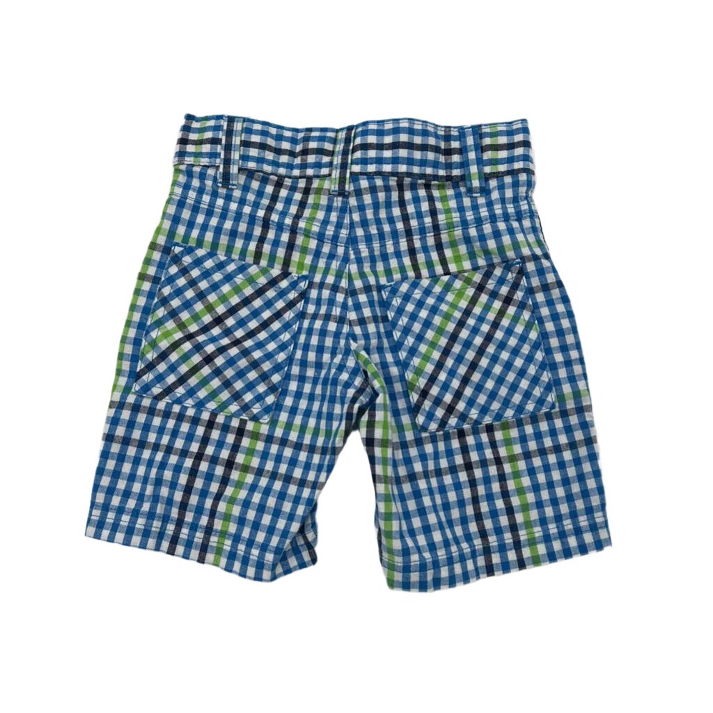 Adjustable Waist Shorts / Checkered