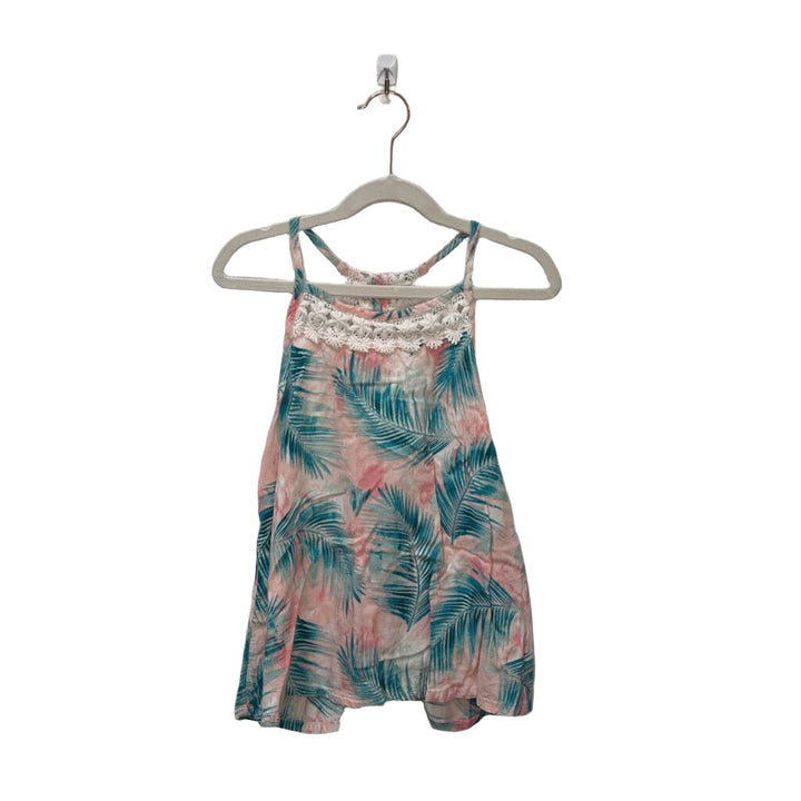 Lace Tank Blouse / Leaves