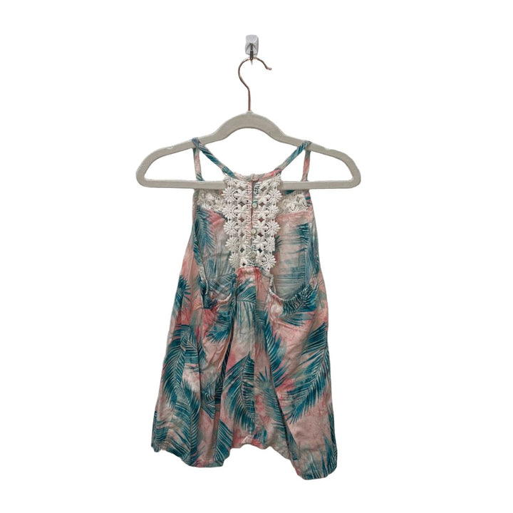 Lace Tank Blouse / Leaves
