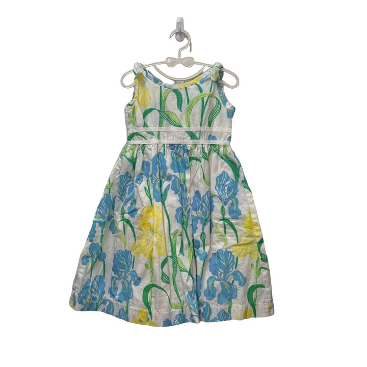 Sleeveless Cotton Dress / Flowers