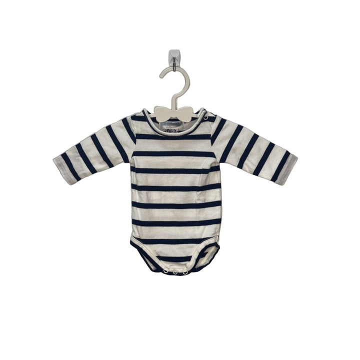 LS Striped Onesie