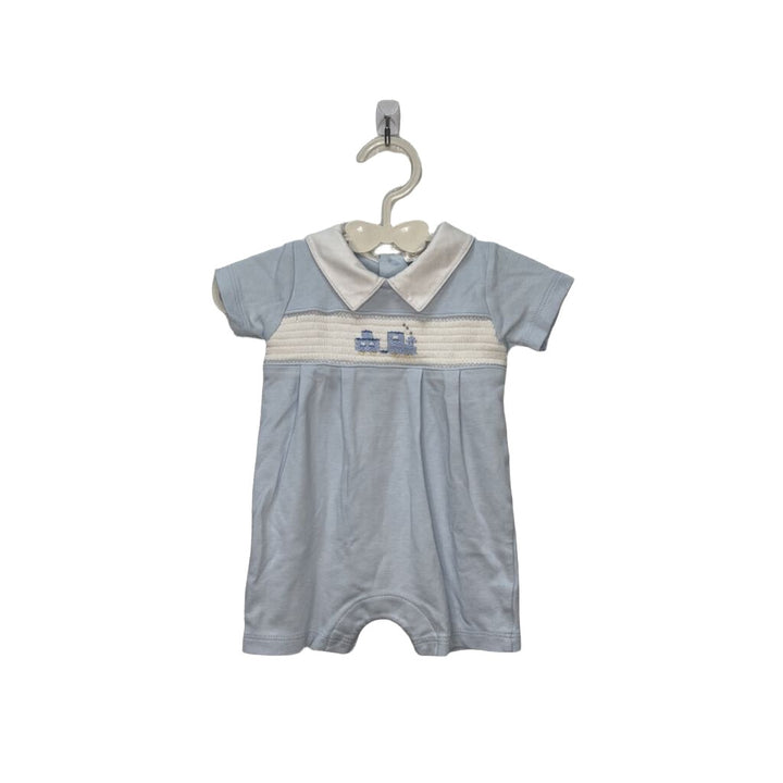 Train Smock Romper