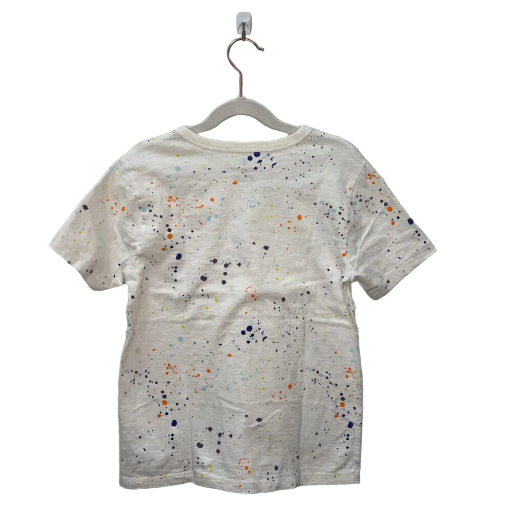 SS Shirt / Chest Pocket + Rainbow Splatter