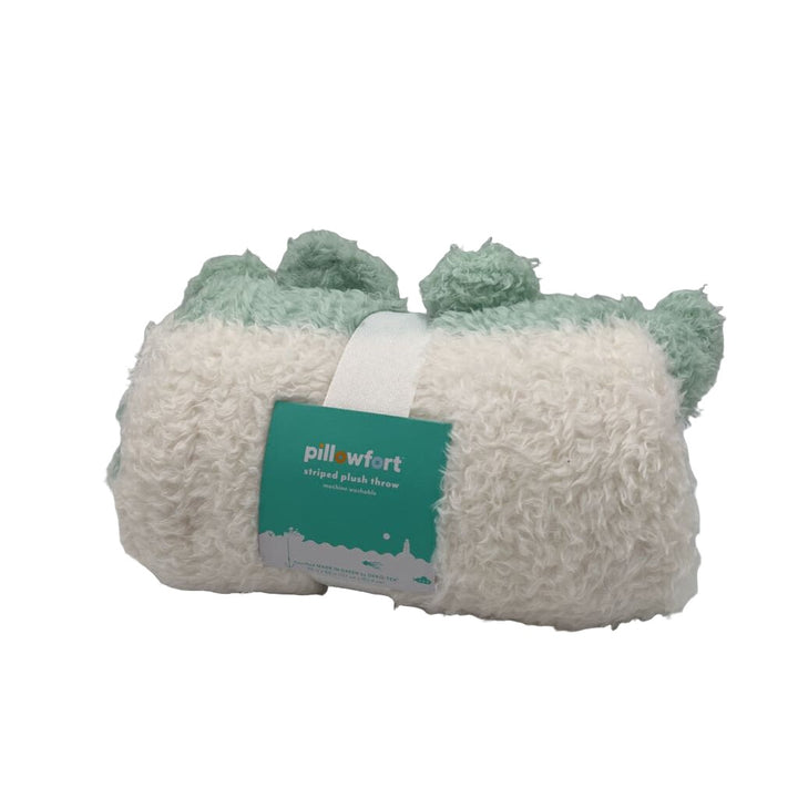 Striped Plush Throw