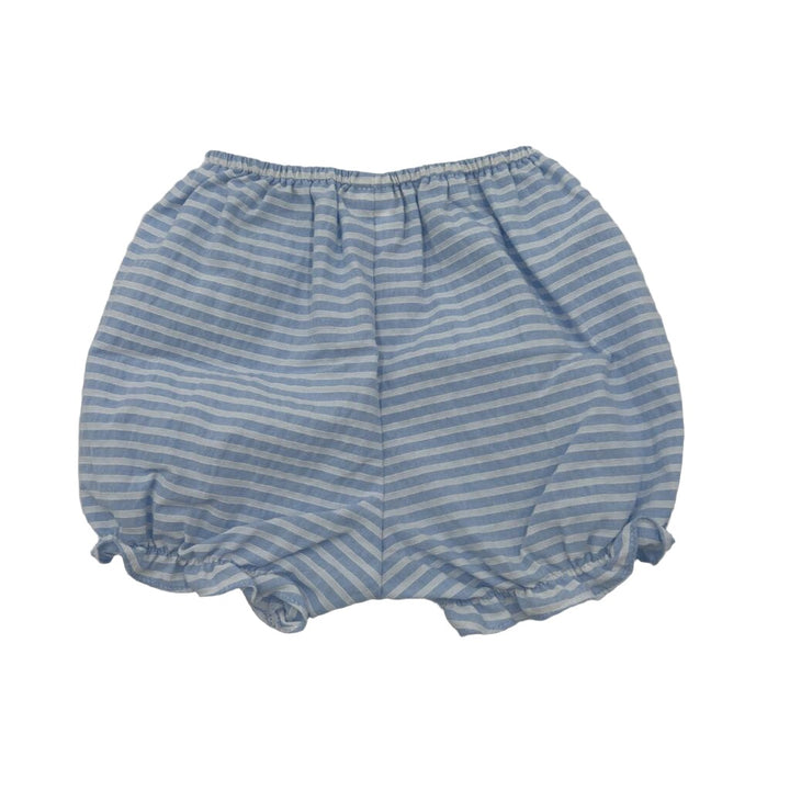 Collared Striped Dress w/Bloomer