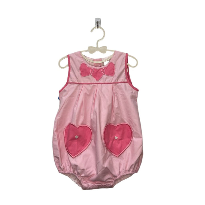 Sleeveless Heart Romper