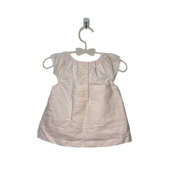 Ruffle Sleeves Striped Shirt