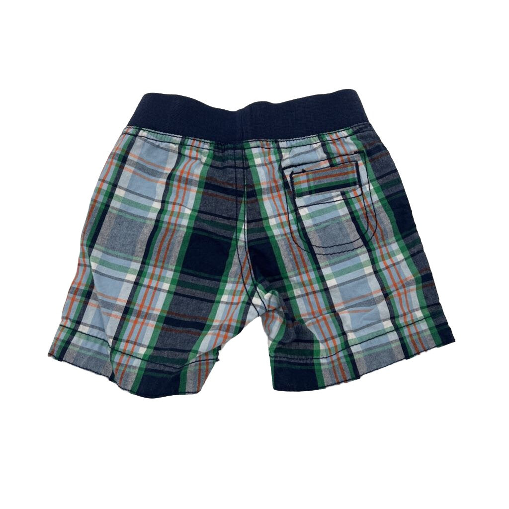 Elastic Waist Shorts / Plaid