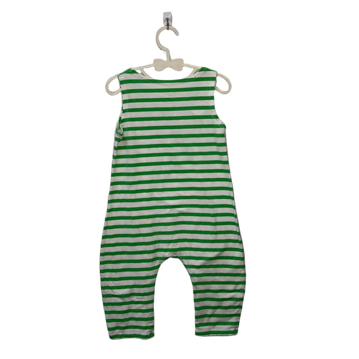 Sleeveless Striped Romper