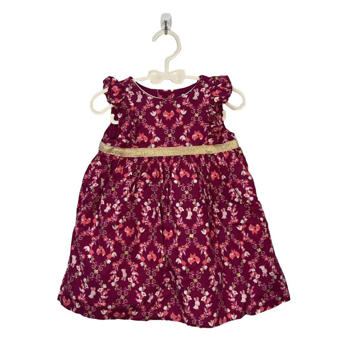 Sleeveless Floral Dress