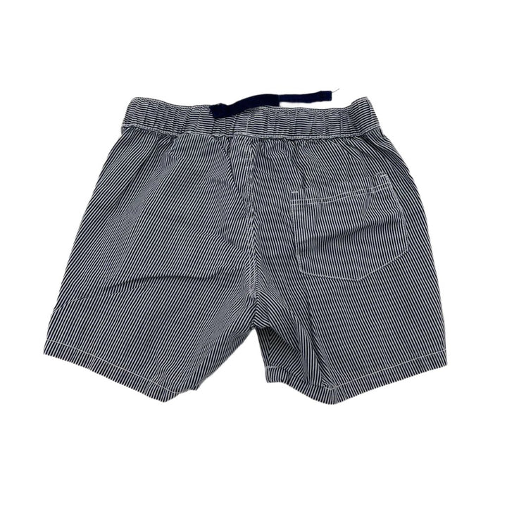 Elastic Waist Striped Shorts