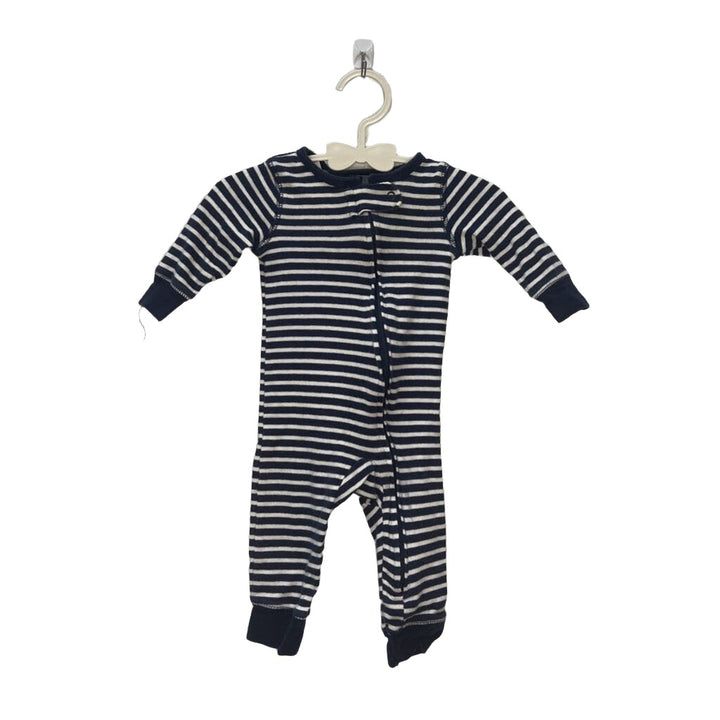 LS Footless Striped Onesie