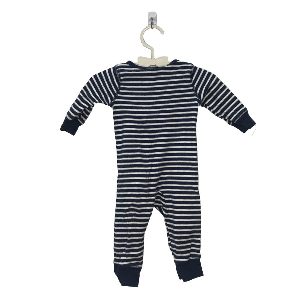 LS Footless Striped Onesie