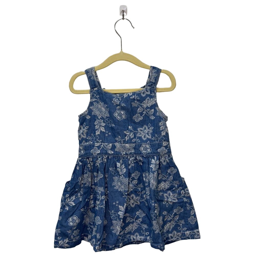 Spaghetti Strap Cotton Dress / Flowers