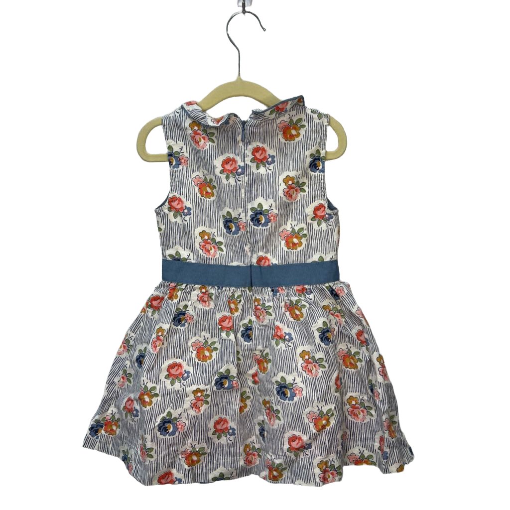 Sleeveless Peter Pan Color Dress