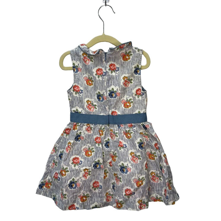 Sleeveless Peter Pan Color Dress