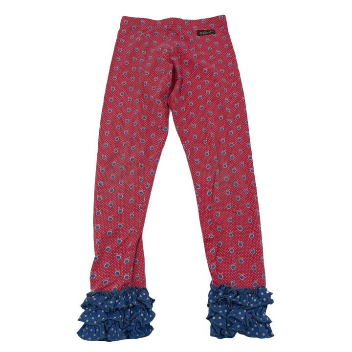 Leggings / Ruffle Ankles + Apples