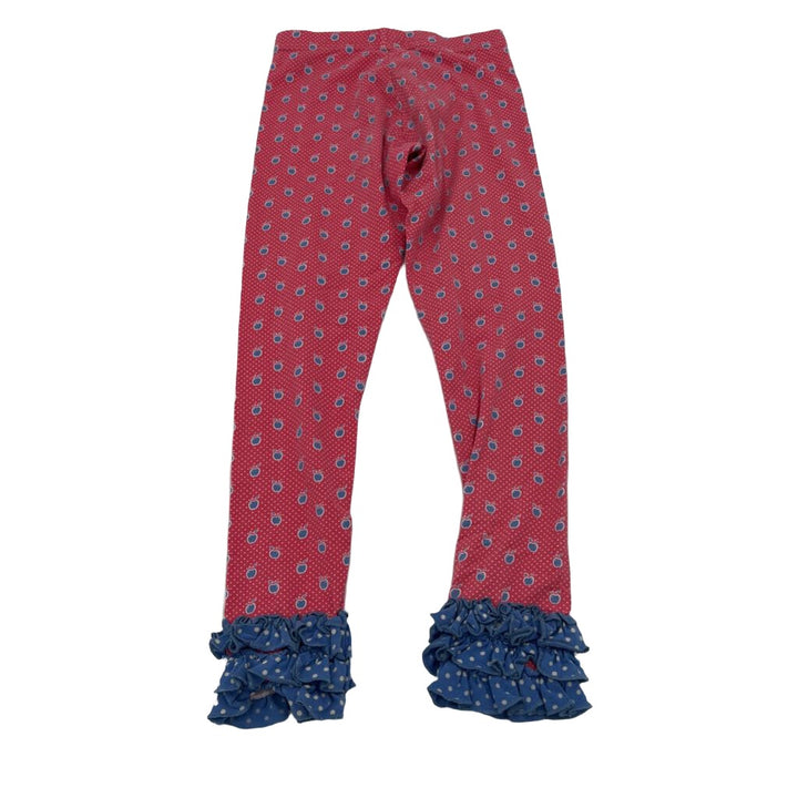Leggings / Ruffle Ankles + Apples