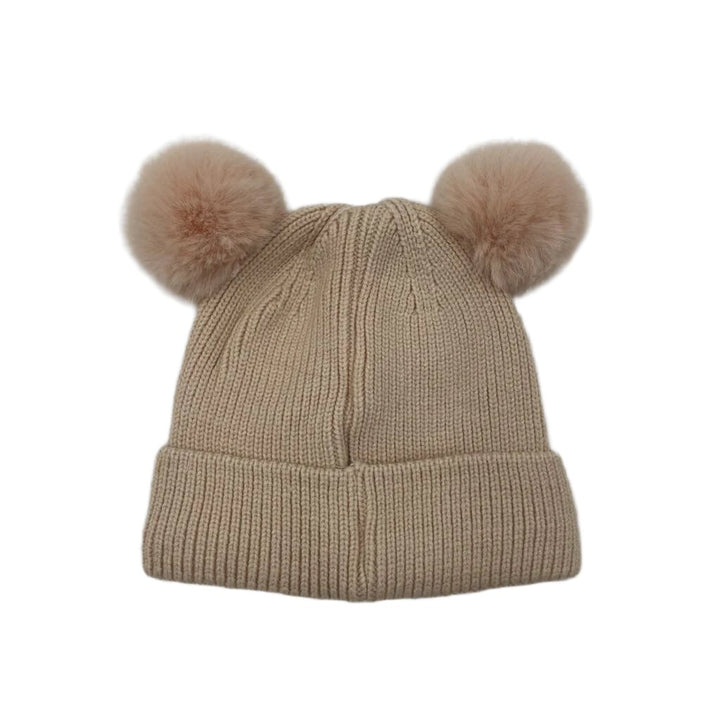Knit Pom-Pom Ear Hat