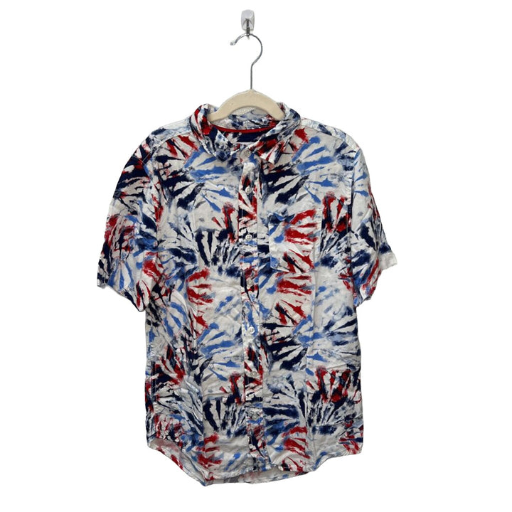 SS Collared Button Down / Tie Dye
