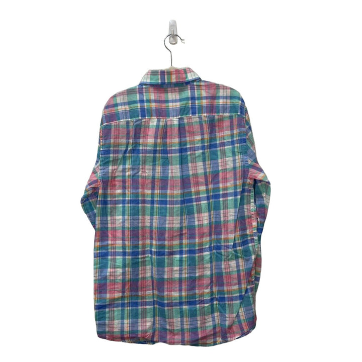 LS Collared Button Down / Plaid
