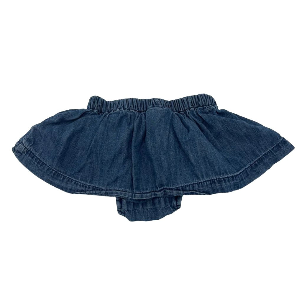 Denim Skorts