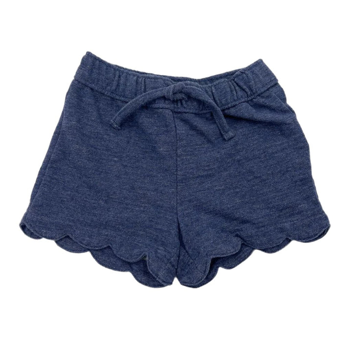 Scalloped Jogger Shorts