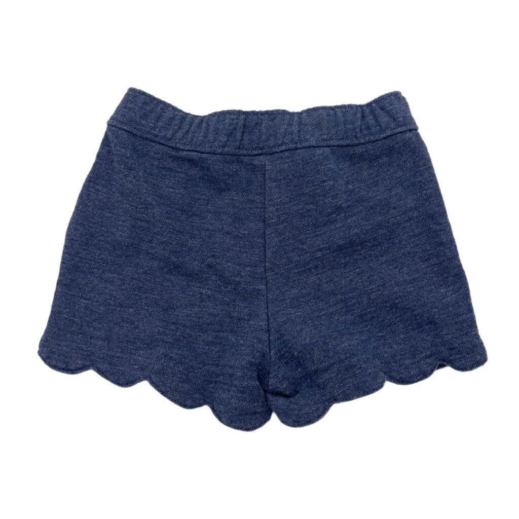 Scalloped Jogger Shorts