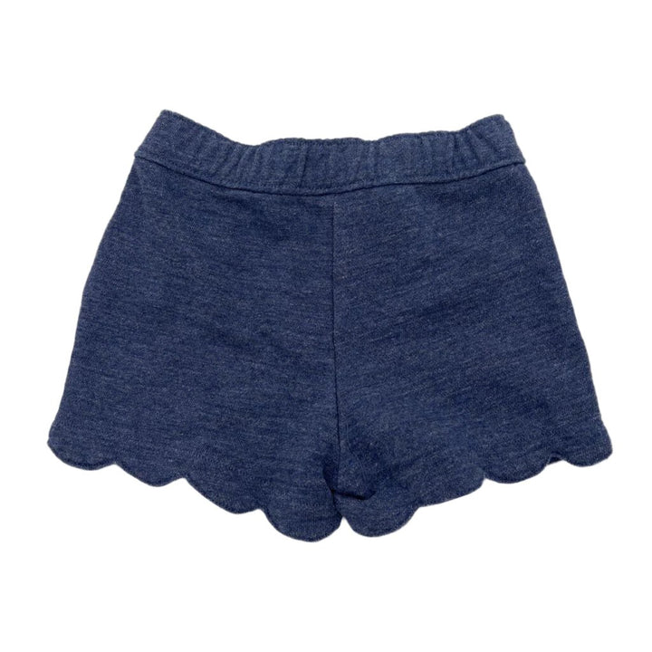 Scalloped Jogger Shorts