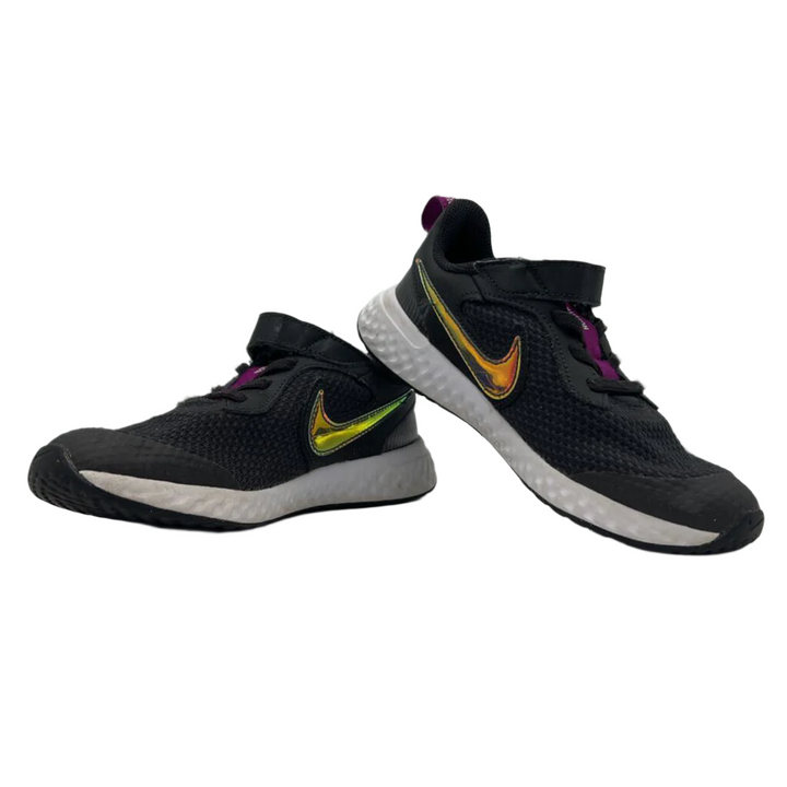 Velcro Tennis Shoes / Chrome Swoosh