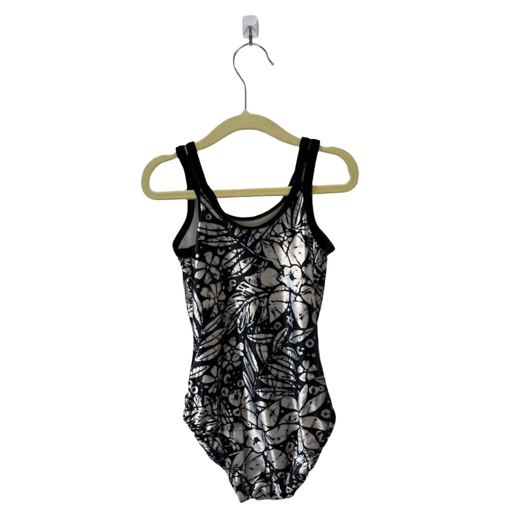 Velvet Leotard / Flowers & Leaves