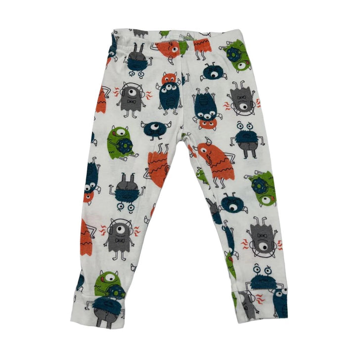 2 Pc Monster PJ Set