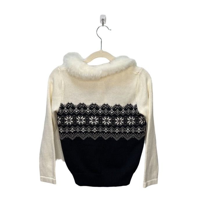 Fur Collar Sweater