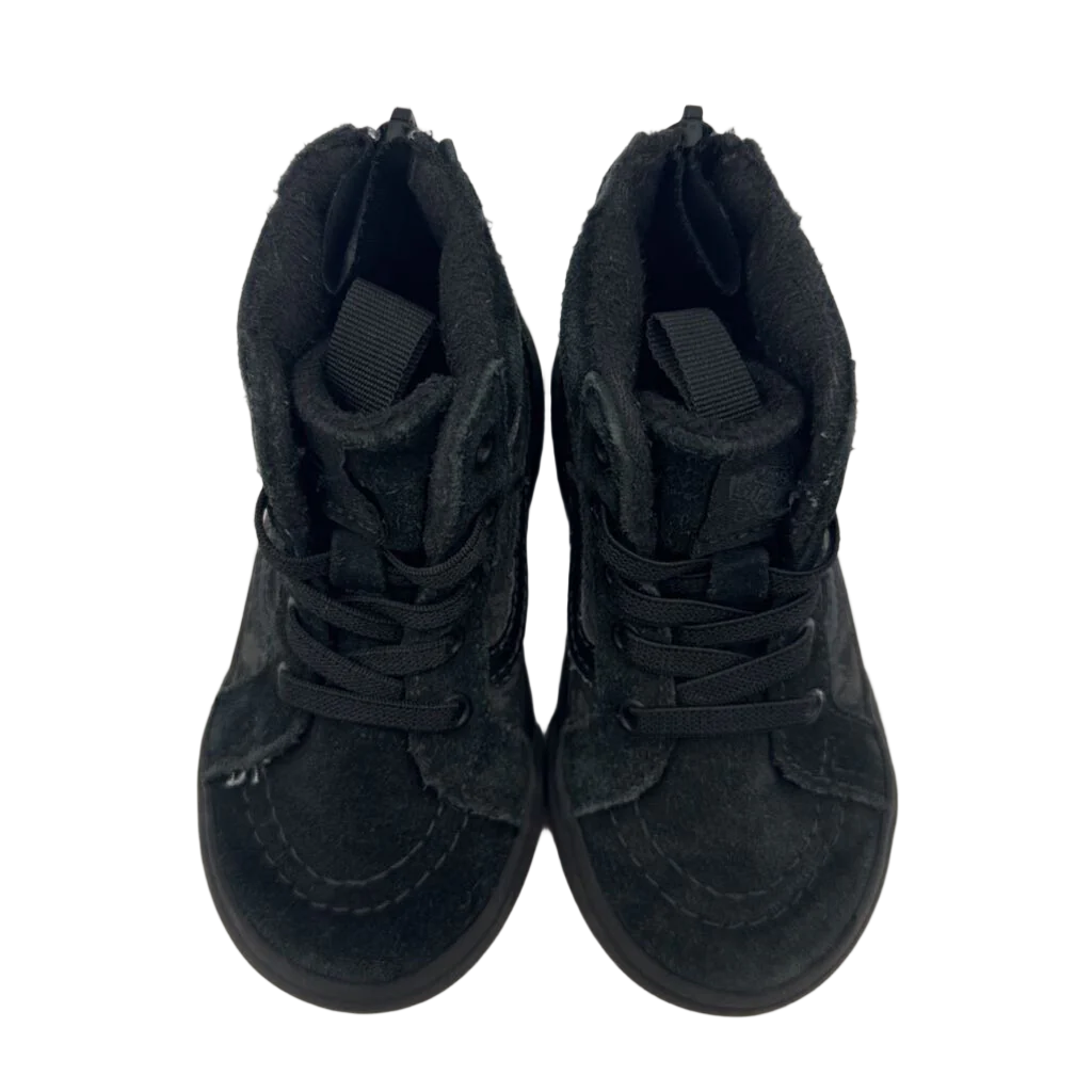 Zip Up High-Top Shoes