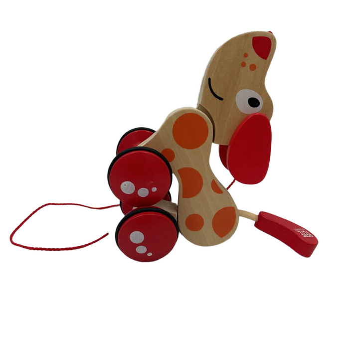 Pull Along Spotted Dog
