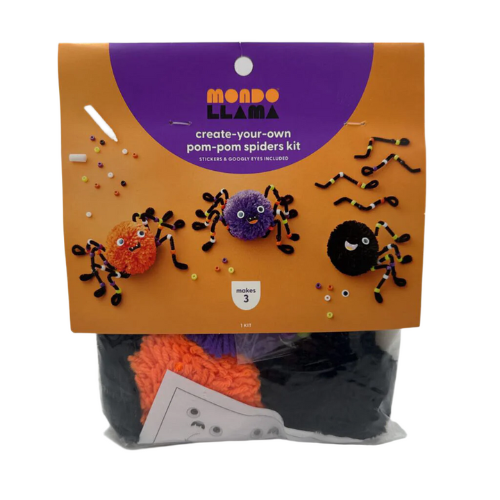Create-Your-Own Pom Pom Spider Kit