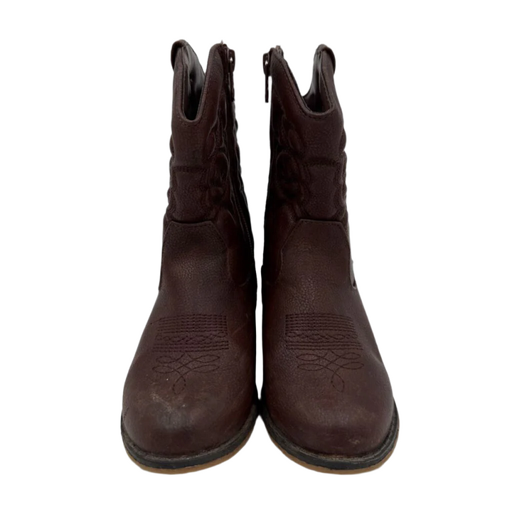 Zip Up Cowboy Boots