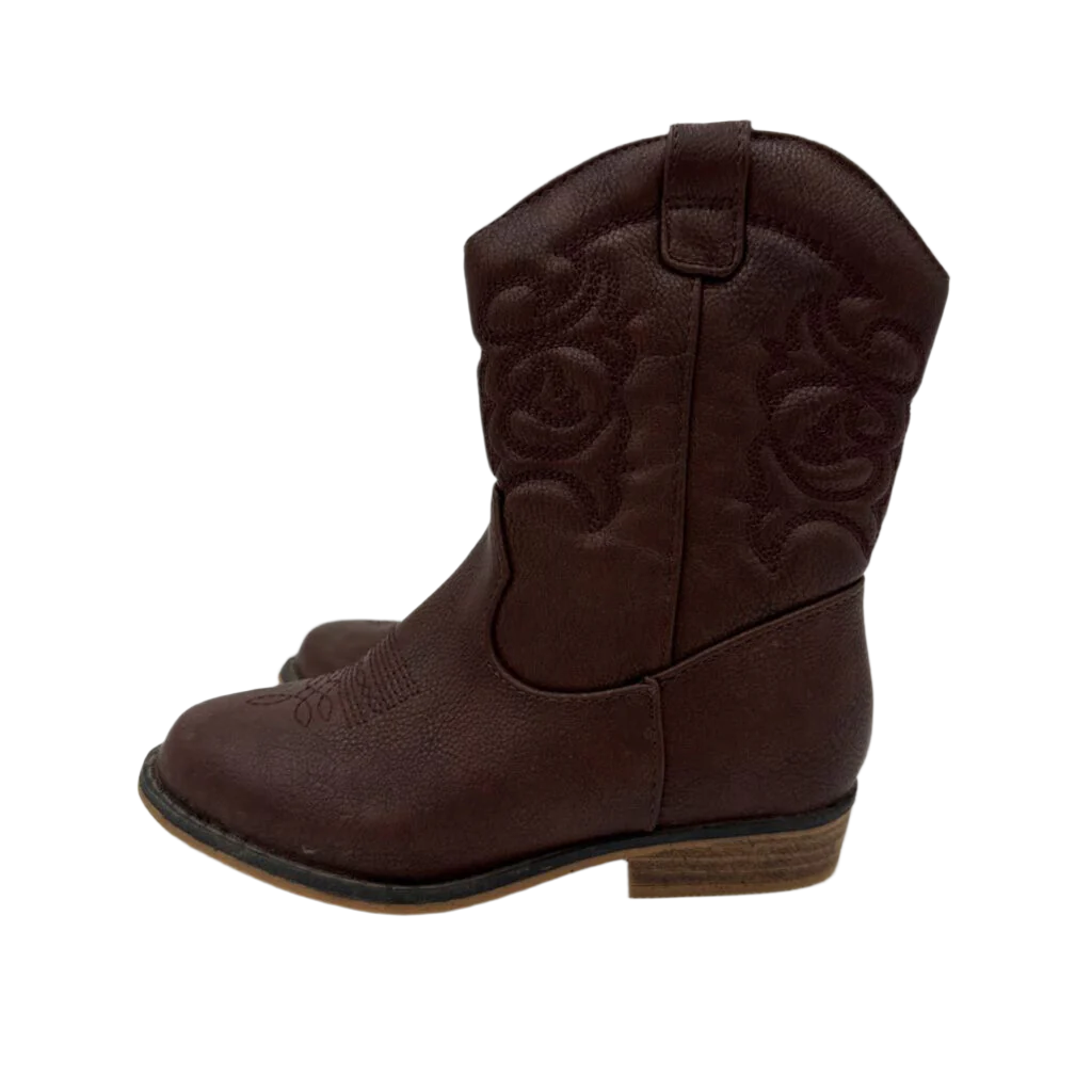Zip Up Cowboy Boots