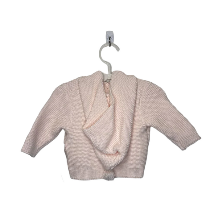 Hooded LS Button Cardigan Sweater