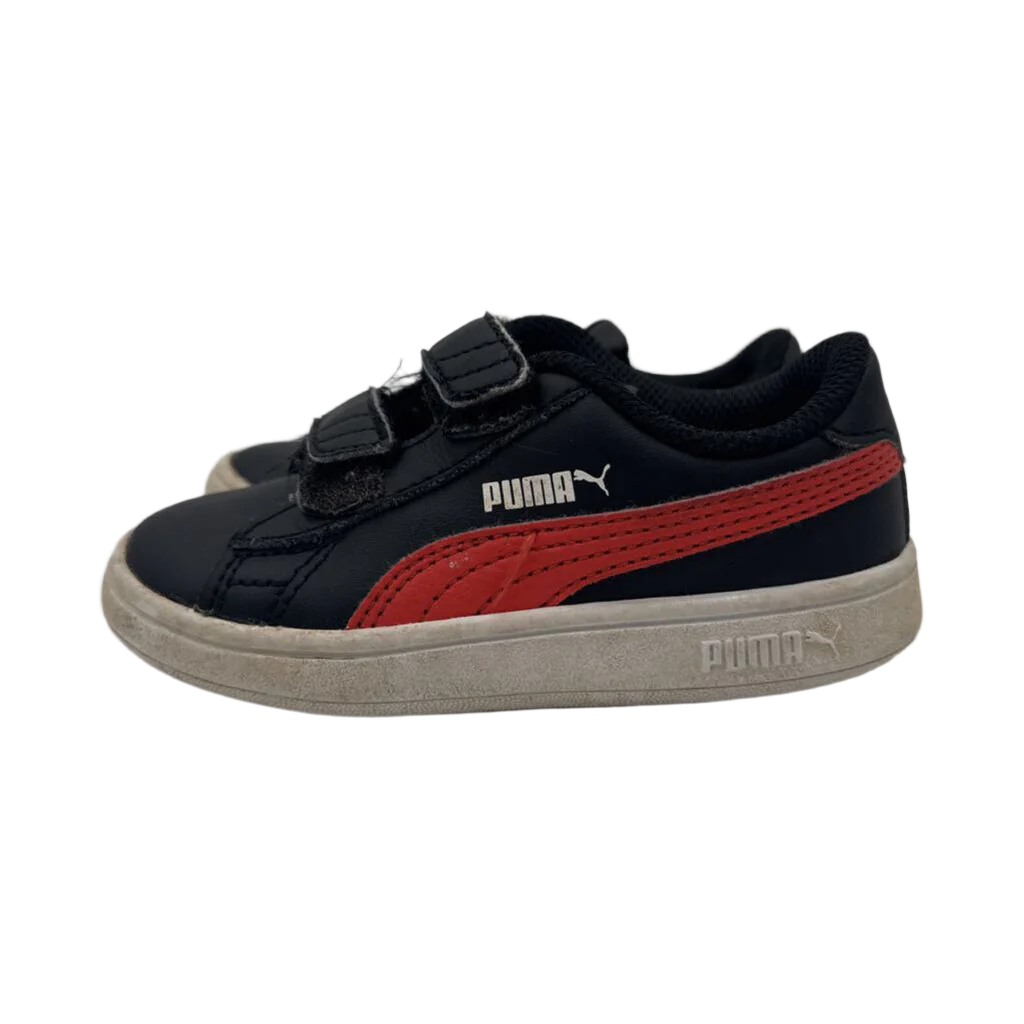 Velcro Sneakers / Red Stripe